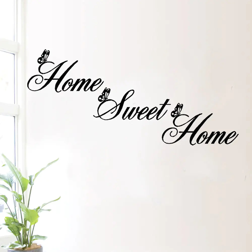 Home Sweet Home Wall Decal for Living Room and Bedroom
