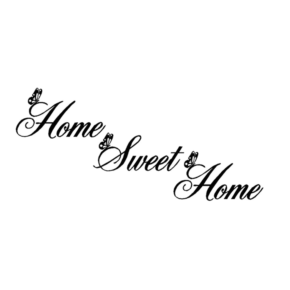 Home Sweet Home Wall Decal for Living Room and Bedroom